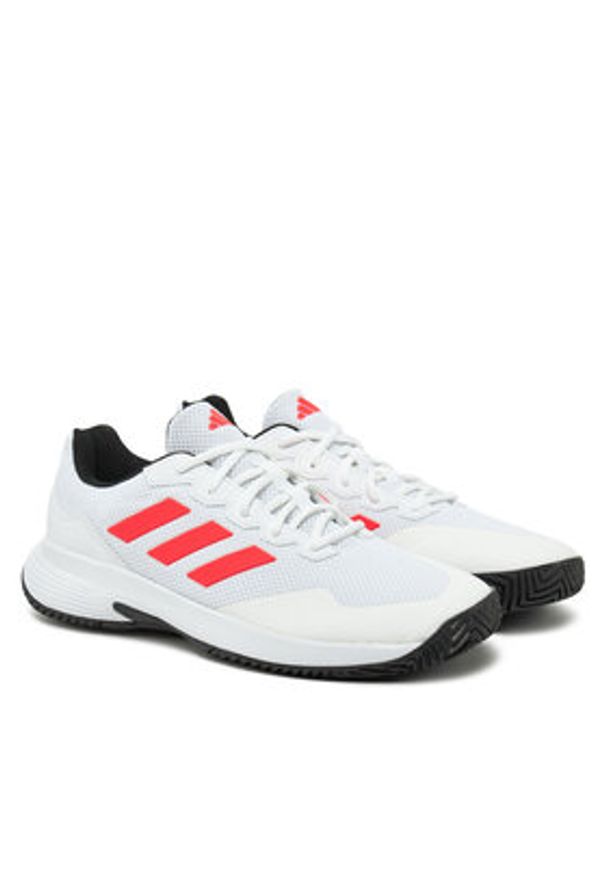 Adidas - adidas Buty do tenisa Gamecourt 2.0 IH3097 Biały. Kolor: biały. Materiał: materiał. Sport: tenis
