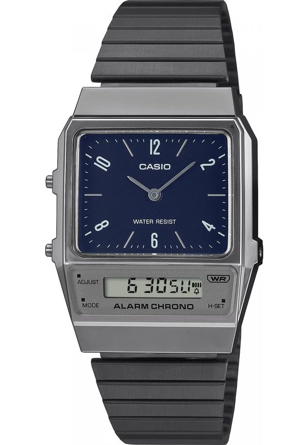 Zegarek Casio Vintage Zegarek damski Casio AQ-800EB-2AEF szary. Kolor: szary. Styl: vintage