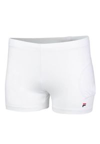 Spodnie treningowe damskie Fila FBL172003001. Kolor: biały, wielokolorowy. Materiał: dresówka. Długość: krótkie #1