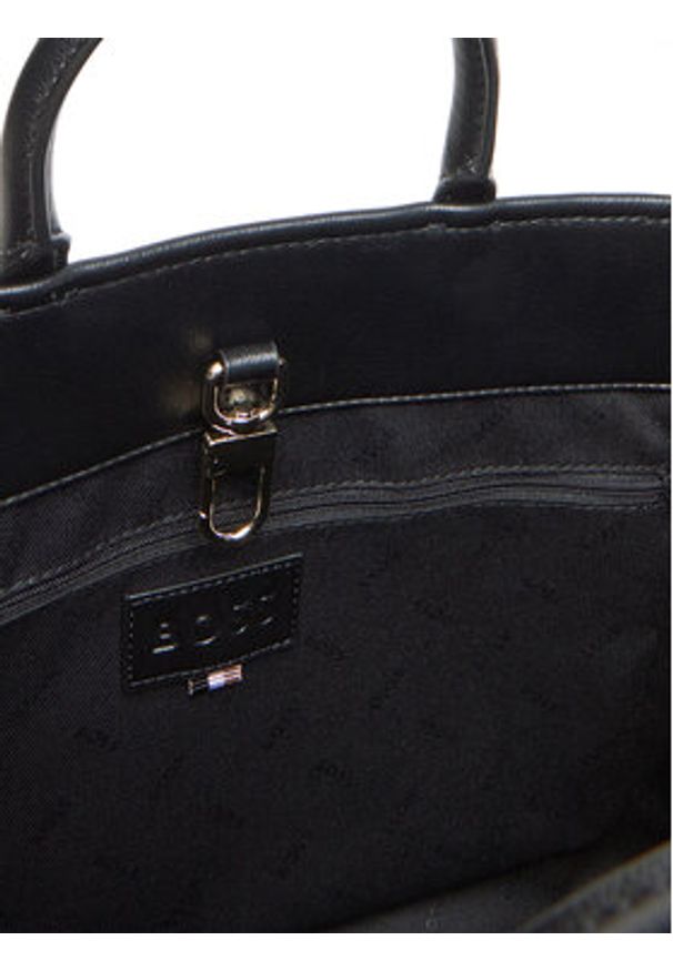 BOSS Torebka Sandy MED 50547947 Czarny. Kolor: czarny. Materiał: skórzane