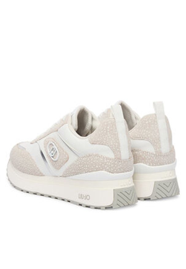 Liu Jo Sneakersy Maxi Wonder 97 BA6007 PX808 Biały. Kolor: biały. Materiał: skóra