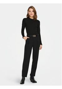 only - ONLY Bluzka Leslie 15277888 Czarny Regular Fit. Kolor: czarny. Materiał: bawełna #4