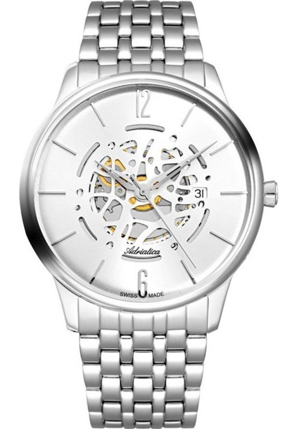 Zegarek Adriatica Zegarek męski Adriatica A8269.5113A srebrny. Kolor: srebrny
