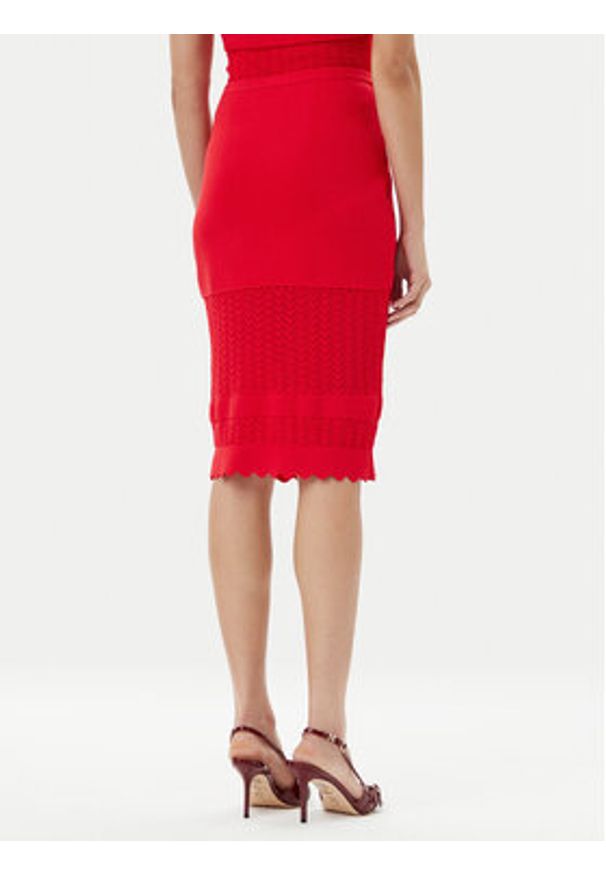 Gaudi Spódnica ołówkowa 511FD73005 Czerwony Slim Fit. Kolor: czerwony. Materiał: syntetyk