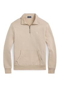 Polo Ralph Lauren Bluza 710934601015 Beżowy Regular Fit. Typ kołnierza: polo. Kolor: beżowy. Materiał: bawełna #5