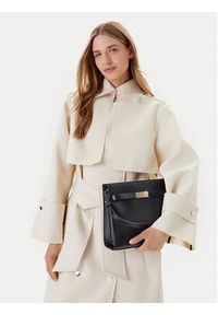TOMMY HILFIGER - Tommy Hilfiger Torebka Heritage Shoulder Bag AW0AW17182 Czarny. Kolor: czarny. Materiał: skórzane #5