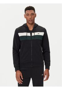 Lacoste Bluza SH5913 Czarny Regular Fit. Kolor: czarny. Materiał: bawełna