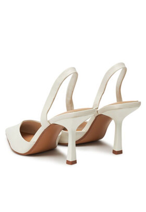 Aldo Sandały Brusanti 13985171 Biały. Kolor: biały. Materiał: skóra