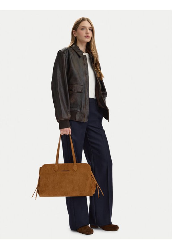 Love Moschino - LOVE MOSCHINO Torebka JC4271PP0OKJ0200 Brązowy. Kolor: brązowy. Materiał: skórzane