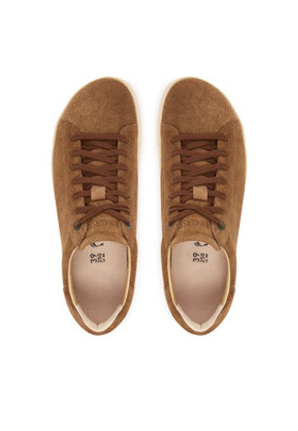 Birkenstock Sneakersy Bend Low 1030195 Brązowy. Kolor: brązowy. Materiał: zamsz, skóra