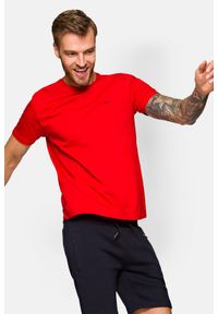 Lancerto - Koszulka Czerwona Bawełniana Mark. Kolor: czerwony. Materiał: bawełna #1