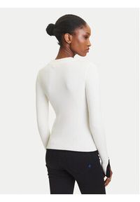 Karl Lagerfeld Jeans Sweter A3W18006 Écru Slim Fit. Materiał: syntetyk #4