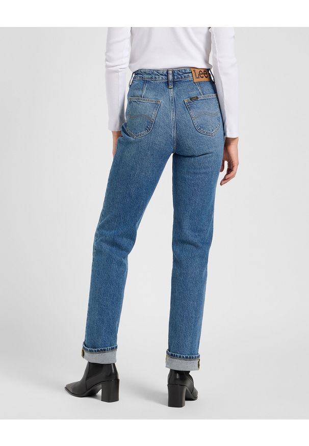 Lee - DAMSKIE SPODNIE JEANSOWE LEE JUNE RAYS OF INDIGO 112371090