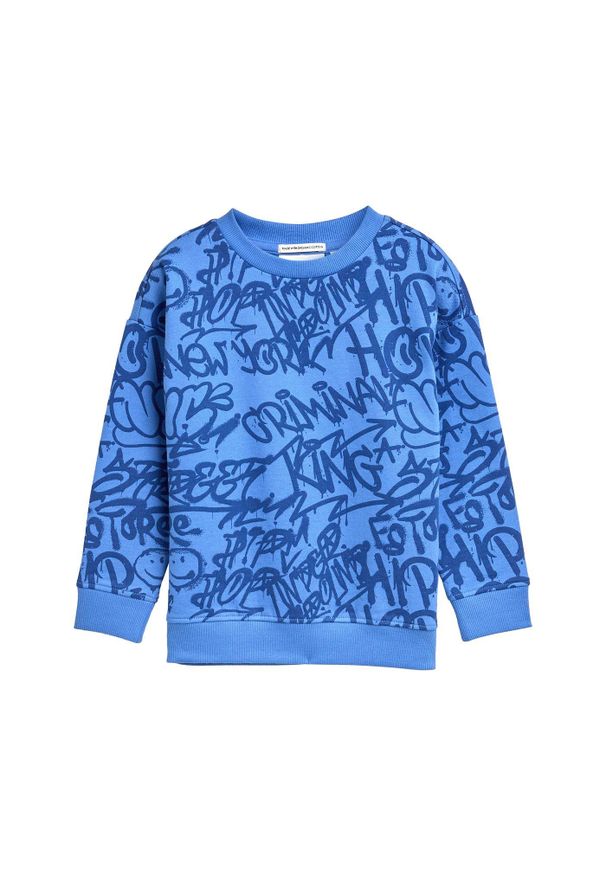 bonprix - Bluza marki Tom Tailor. Kolor: niebieski. Materiał: bawełna