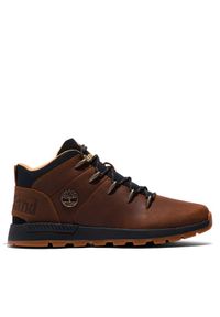 Timberland Sneakersy Sprint Trekker Mid TB0A67TG9431 Brązowy. Kolor: brązowy. Materiał: skóra. Sport: bieganie