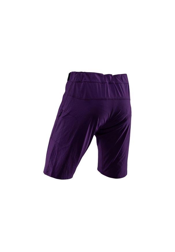 Spodenki rowerowe (+spodenki kolarskie z pampersem w zestawie) LEATT Shorts MTB. Kolor: fioletowy. Sport: kolarstwo