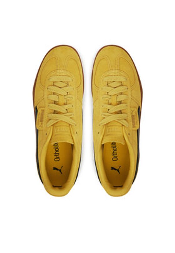 Puma Sneakersy Palermo 396463 71 Żółty. Kolor: żółty. Materiał: skóra, zamsz