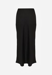 Renee - Czarna Satynowa Spódnica Maxi High Waist Formia. Stan: podwyższony. Kolor: czarny. Materiał: satyna #5