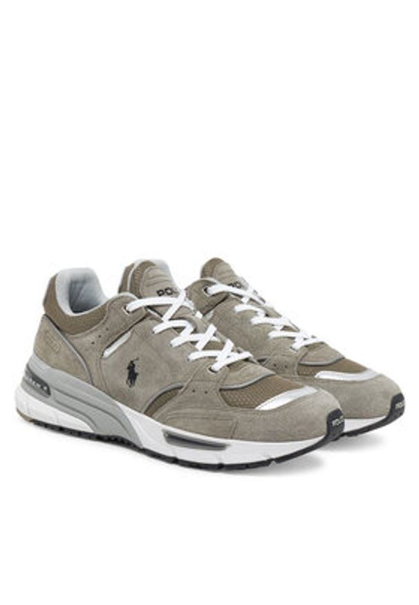 Polo Ralph Lauren Sneakersy Trackstr 250 809960925002 Brązowy. Kolor: brązowy. Materiał: zamsz, skóra