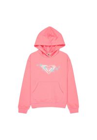 Roxy - Bluza z kapturem dla Dziewczynki SURF FEELING TERRY Różowy. Okazja: na co dzień. Typ kołnierza: kaptur. Kolor: różowy. Materiał: poliester, bawełna, tkanina. Sezon: lato. Styl: casual #1