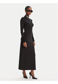 SIMONA CORSELLINI - Simona Corsellini Sukienka wieczorowa A25CPAB00601 Czarny Slim Fit. Kolor: czarny. Materiał: wiskoza. Styl: wizytowy #4