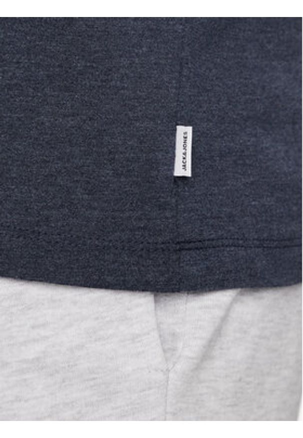 Jack & Jones - Jack&Jones T-Shirt 12222887 Granatowy Standard Fit. Kolor: niebieski. Materiał: bawełna