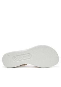 ecco - ECCO Sandały Flowt Wedge 27231360704 Złoty. Kolor: złoty. Materiał: skóra #3