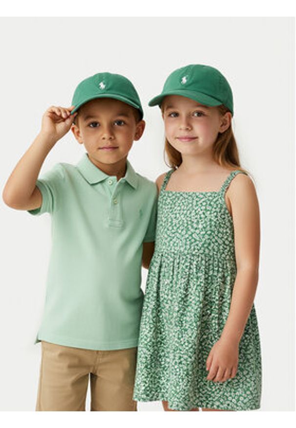 Polo Ralph Lauren Czapka z daszkiem 322785653067 Zielony. Kolor: zielony. Materiał: bawełna