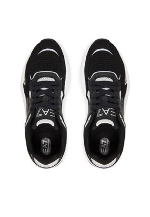 EA7 Emporio Armani Sneakersy 7X000342 AF18617 MZ192 Czarny. Kolor: czarny. Materiał: skóra