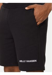 Helly Hansen Szorty sportowe Core Sweat Shorts 53684 Czarny Regular Fit. Kolor: czarny. Materiał: bawełna. Styl: sportowy