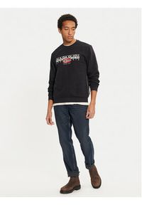 Napapijri Bluza B-Aylm NP0A4I1F Czarny Regular Fit. Kolor: czarny. Materiał: bawełna #2