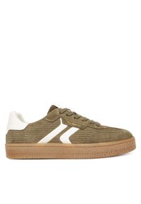 Sneakersy Tamaris. Kolor: brązowy