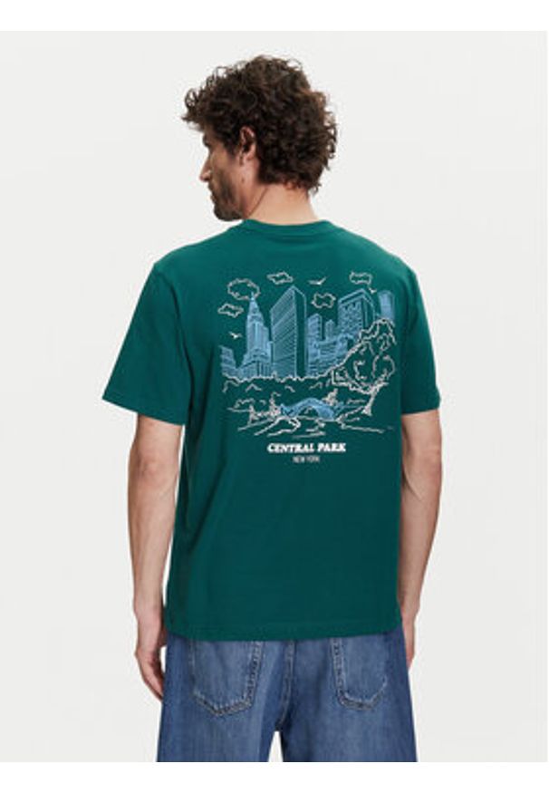 GAP - Gap T-Shirt 768925-02 Zielony Regular Fit. Kolor: zielony. Materiał: bawełna