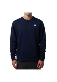 North Sails - Bluza polarowa NORTH SAILS CREWNECK SWEATSHIRT Niebieski. Kolor: niebieski. Materiał: polar #1