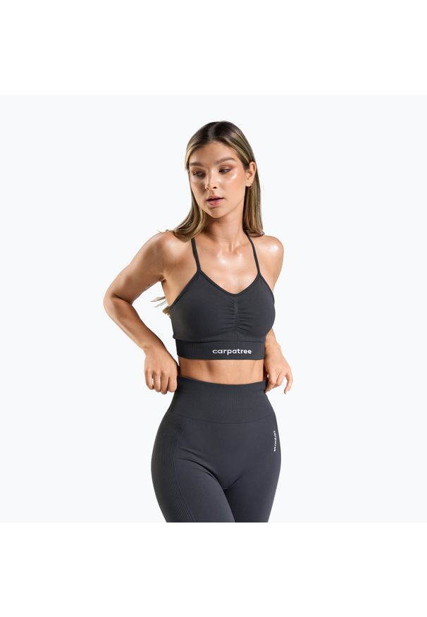 Biustonosz Carpatree Allure Seamless. Kolor: szary. Sport: fitness