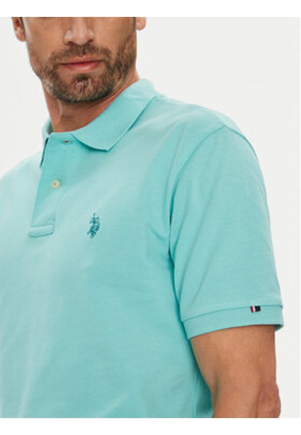 U.S. Polo Assn. Polo MUP3312 Niebieski Regular Fit. Typ kołnierza: polo. Kolor: niebieski. Materiał: bawełna