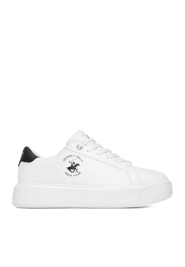 Sneakersy Beverly Hills Polo Club. Kolor: biały