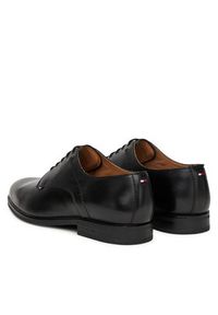 TOMMY HILFIGER - Tommy Hilfiger Półbuty Hilfiger Thunit FM0FM05533 Czarny. Kolor: czarny. Materiał: skóra