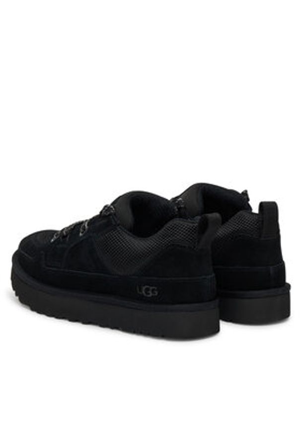 Ugg Sneakersy M Lo Lowmel 1169493 Czarny. Kolor: czarny. Materiał: zamsz, skóra
