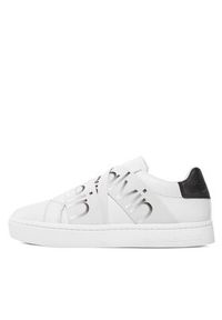 Calvin Klein Jeans Sneakersy Classic Cupsole Elast Lth YW0YW01443 Biały. Kolor: biały. Materiał: skóra #5