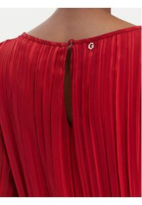 Guess Sukienka codzienna W6RK37 WJ712 Czerwony Regular Fit. Okazja: na co dzień. Kolor: czerwony. Materiał: syntetyk. Typ sukienki: proste. Styl: casual #3
