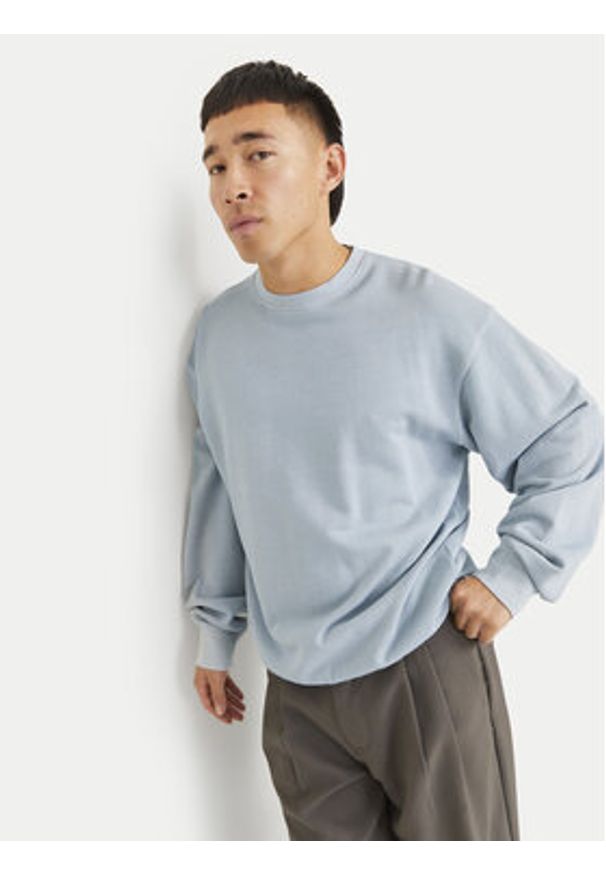 Jack & Jones - Jack&Jones Bluza Charge 12268273 Błękitny Loose Fit. Kolor: niebieski. Materiał: bawełna