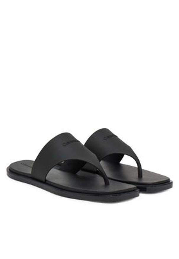 Calvin Klein Japonki Toepost Tpu Slide HW0HW02836 Czarny. Kolor: czarny