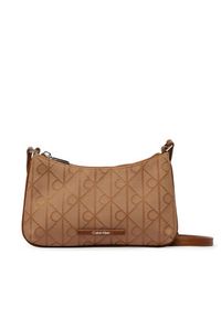 Calvin Klein Torebka Emblem Aop LV04F1164G Brązowy. Kolor: brązowy #2