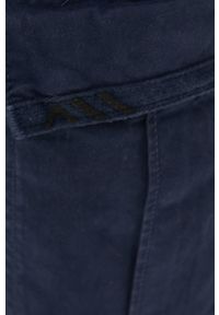 Superdry spodnie damskie kolor granatowy fason cargo high waist. Stan: podwyższony. Kolor: niebieski. Materiał: tkanina, bawełna #3