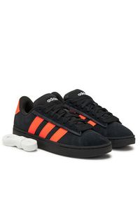 Adidas - adidas Sneakersy Grand Court Alpha JP7532 Czarny. Kolor: czarny. Materiał: zamsz, skóra #6