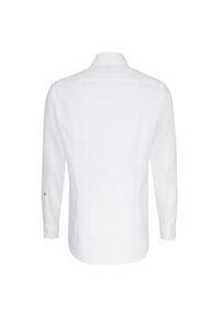 Seidensticker Koszula 01.293677 Biały Shaped Fit. Kolor: biały. Materiał: bawełna