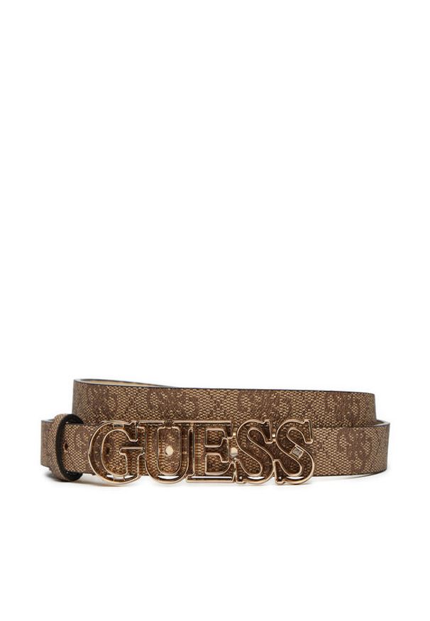 Guess Pasek Damski Vikky II (WG) Belts BW9167 P4220 Brązowy. Kolor: brązowy. Materiał: skóra