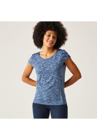 Regatta - Hyperdimension II damska koszulka. Kolor: niebieski. Materiał: poliester, elastan #1