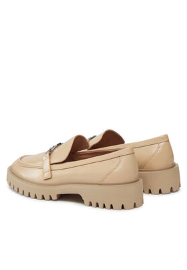 Liu Jo Loafersy Cora 01 SA4001 P0102 Beżowy. Kolor: beżowy. Materiał: skóra